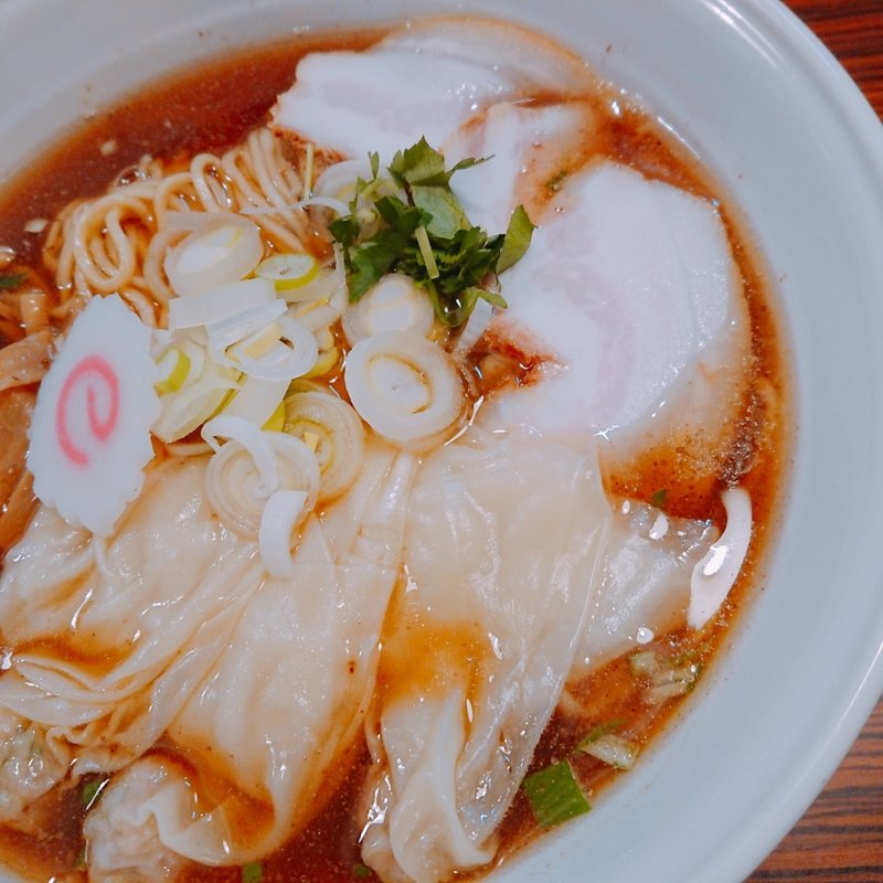 わんたん麺 大盛(秋刀鮪だし 宣久)
