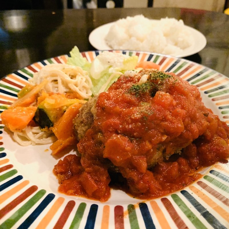 ハンバーグ チーズ焼トマトソース(カントリーファーム)