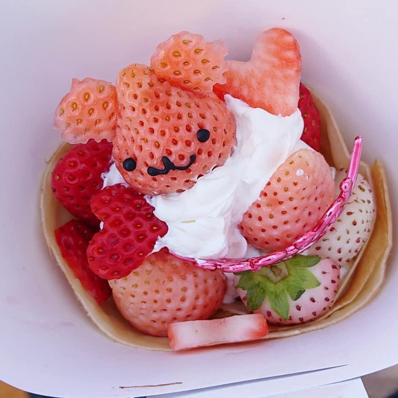 ラブリーテディーベアのクレープ(Creperie Tirol)