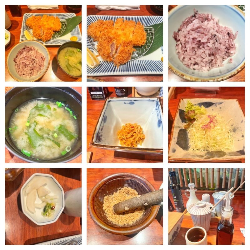 とことん豚のロースかつひれカツ膳(和心とんかつ あんず 銀座店)