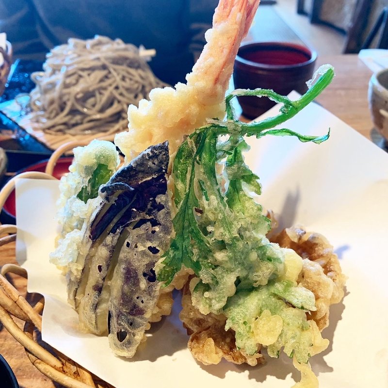 天ざる(そば処あさかわ)