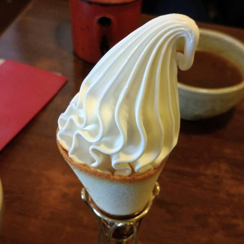 プレミアムソフトクリーム(深生そば)