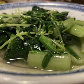 青菜炒め小皿(中国ラーメン揚州商人 池上店)