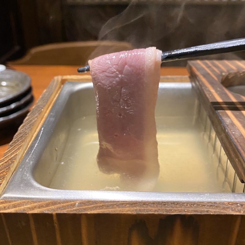 あいち鴨しゃぶしゃぶ(純系名古屋コーチン 鶏や なか山 名古屋駅店)