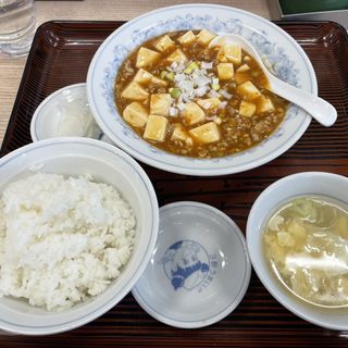 麻婆豆腐定食(ぎょうざの満洲 鶴瀬西口店)