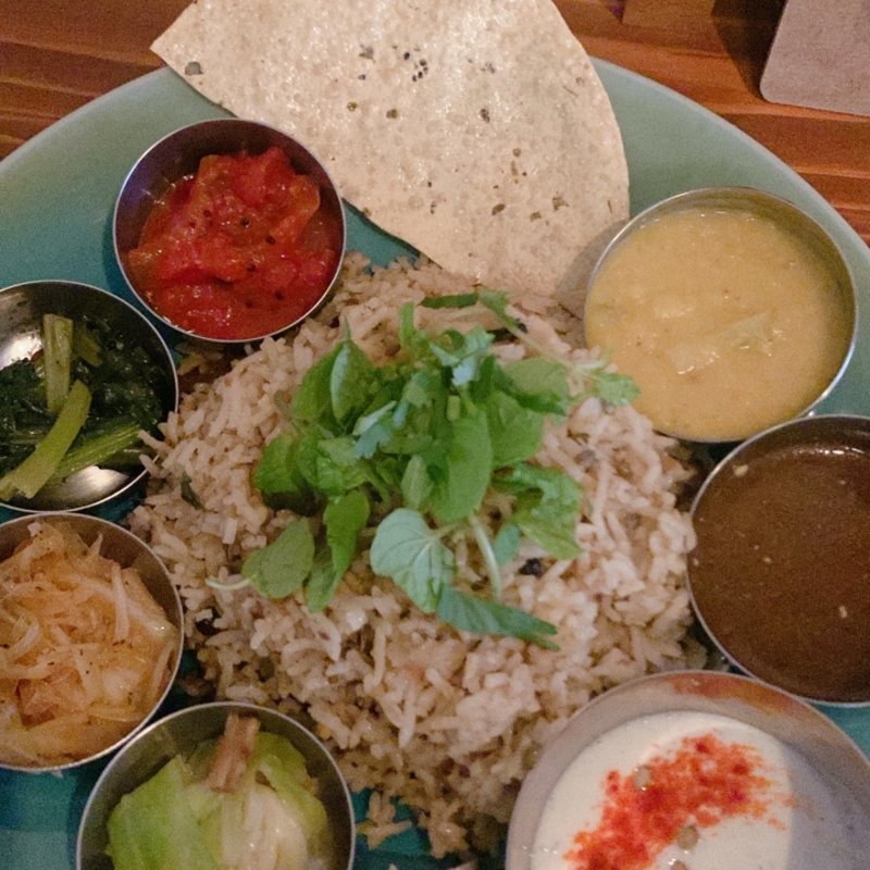 ビリヤニ　ベジタブル(ビリヤニ食堂)