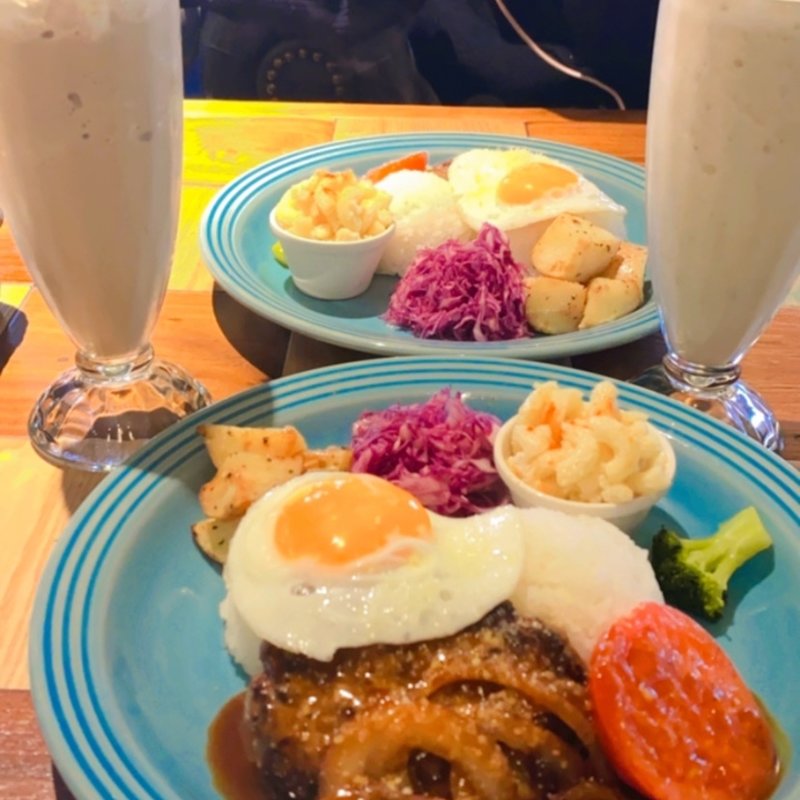 ハンバーグロコモコ(コナズ珈琲 カラフルタウン岐阜店)