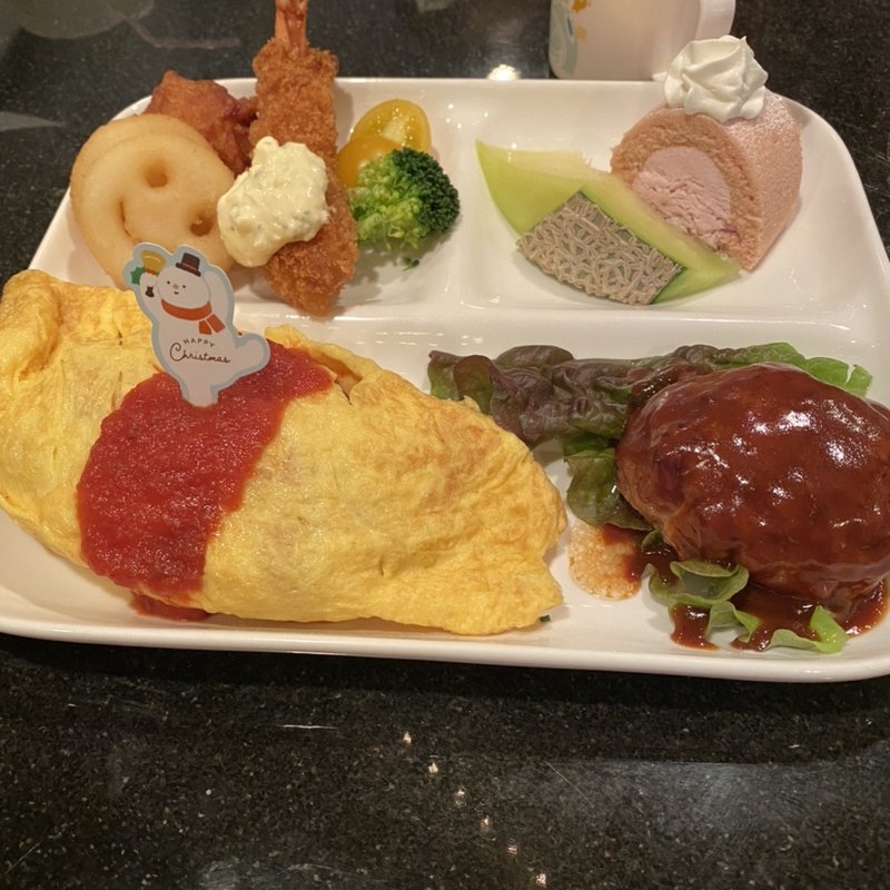 お子様ランチ(レストラン・オークラ)