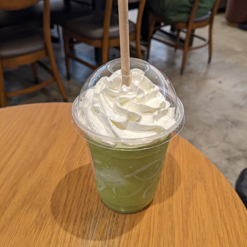 抹茶クリームフラペチーノ(スターバックスコーヒー 盛岡フェザン店 （STARBUCKS COFFEE）)