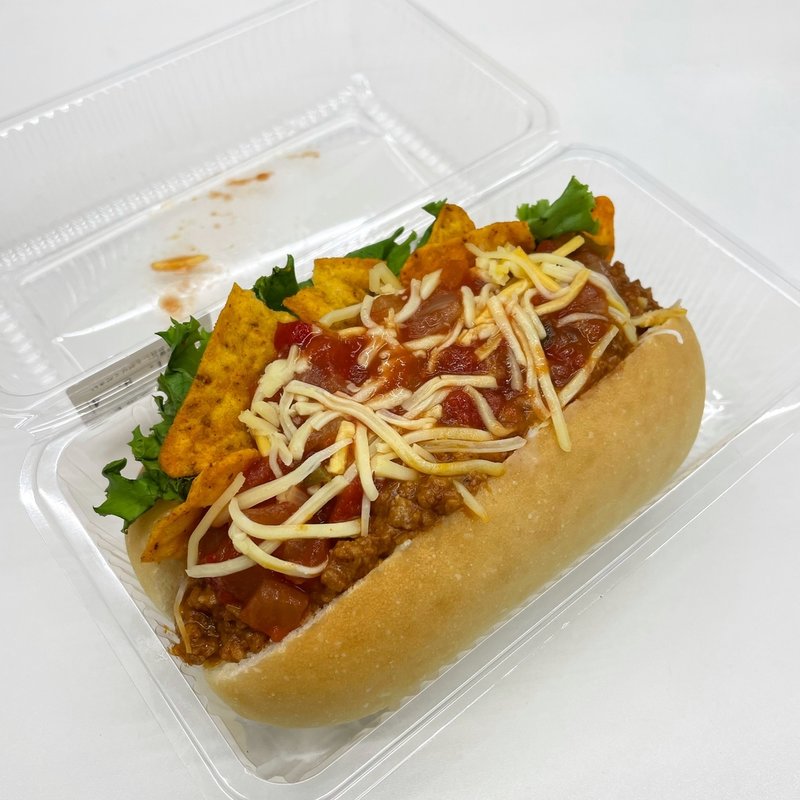 タコスミート(焼きたてコッペ製パン)