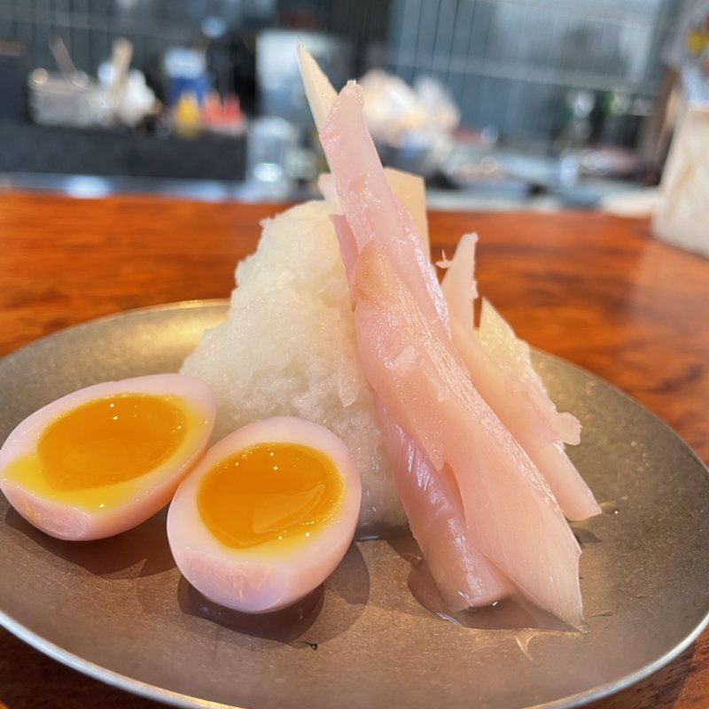 岩下新生姜と大根おろし(&bird)