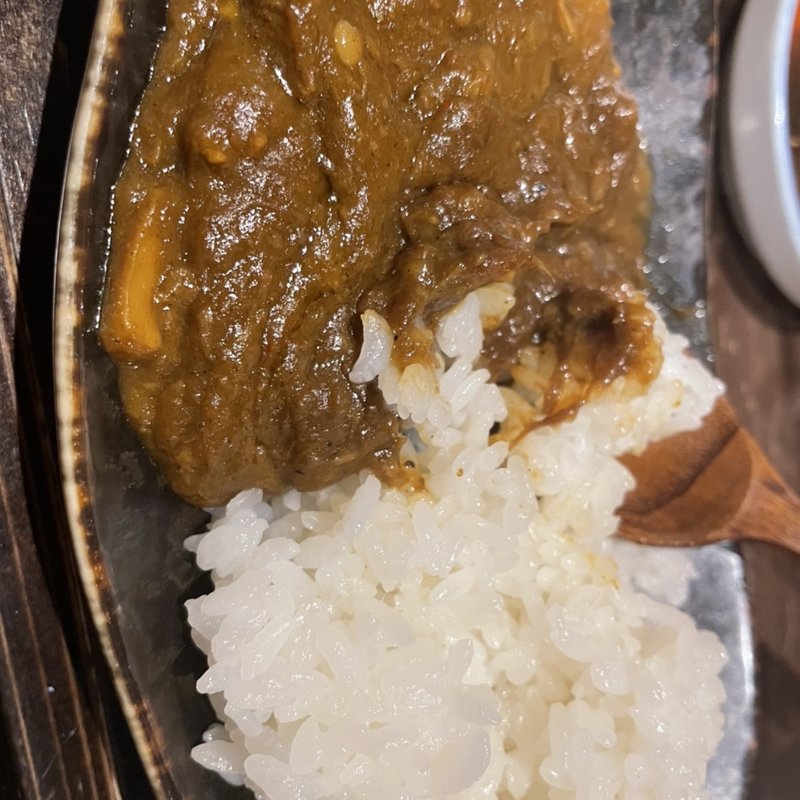 〆のカレー(焼肉肉割烹 万福)
