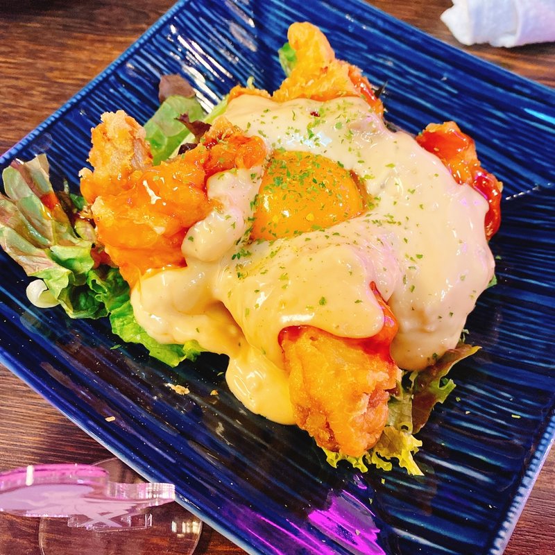 卵黄タルタルソースのチキン南蛮(ネオ大衆酒場 ひばりちゃん 大阪布施店)