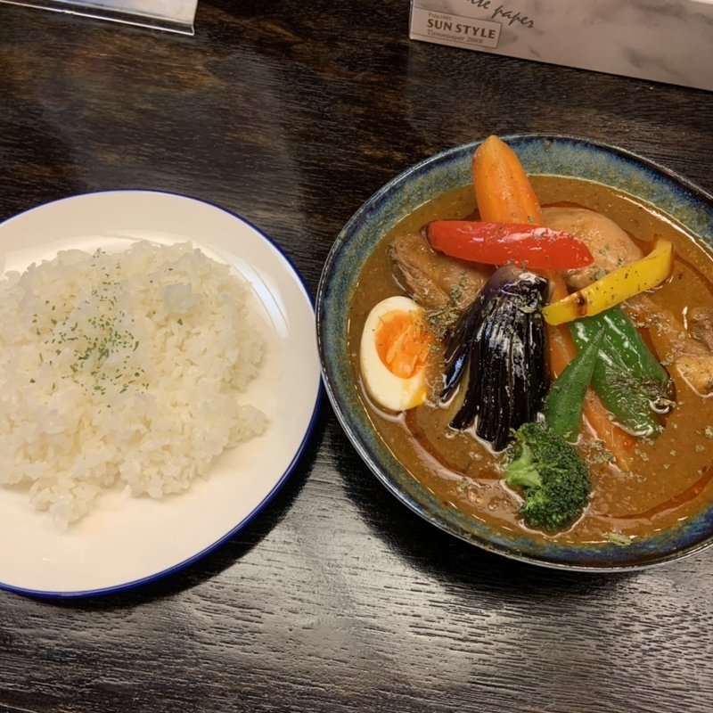 鶏野菜 とりとやさいのカレー(カレー処 ニューチェック)