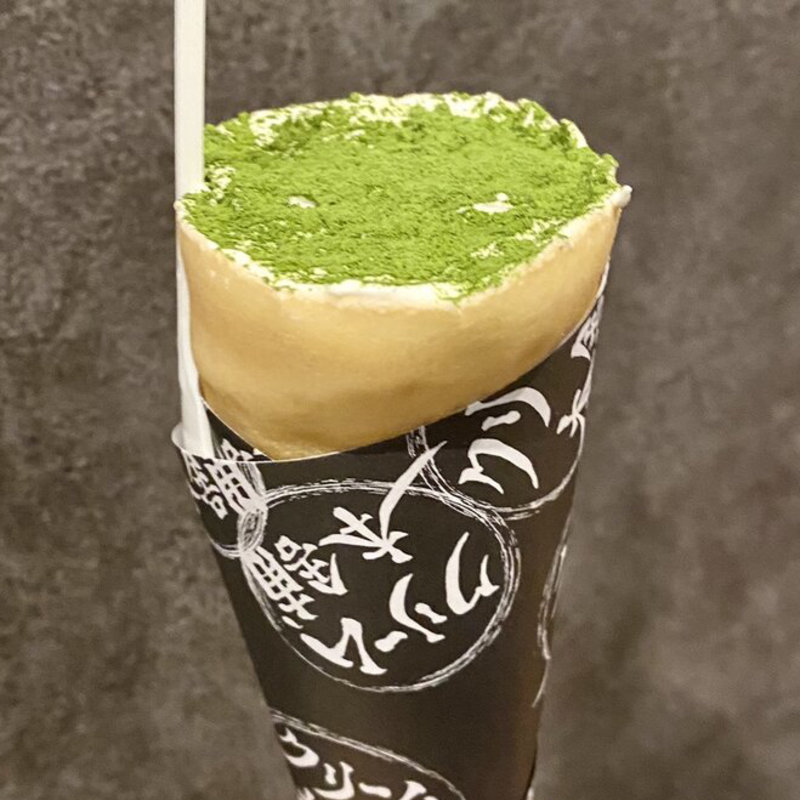 抹茶ティラミスクレープ(クリーム本舗 枚方店)