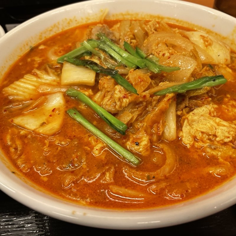 チゲ味噌ラーメン(日高屋 川越西口店)