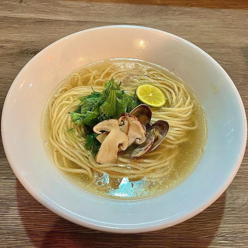 鯛と松茸のラーメン(限定)(ラァメン コハク)