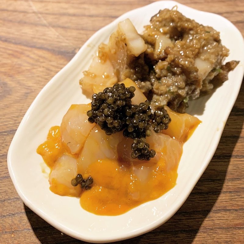 雲丹キャビア海鮮和え(かがやき)