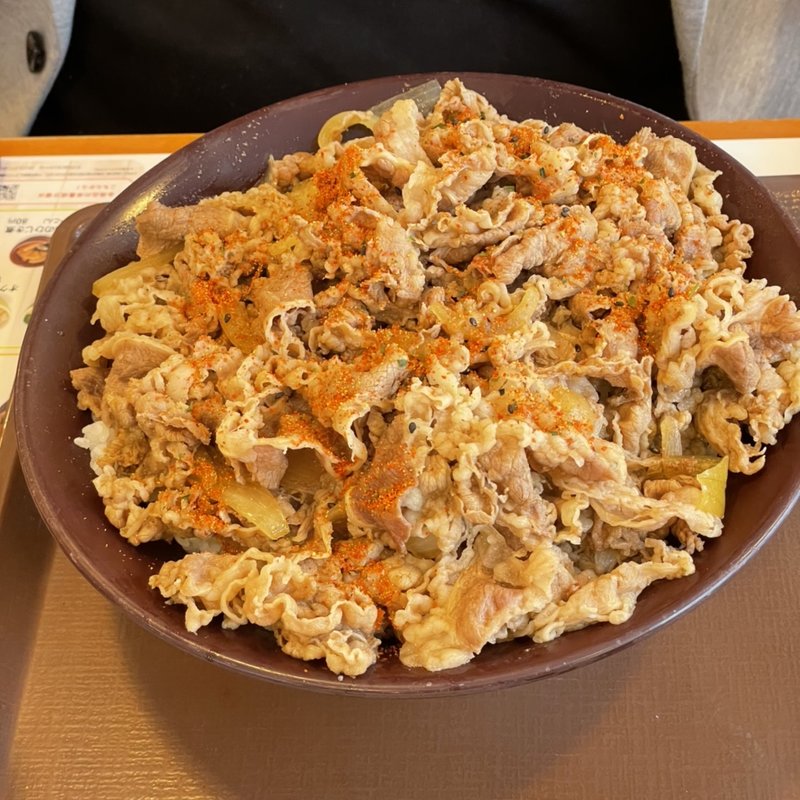 牛丼キングサイズ(すき家 新潟河渡店 )