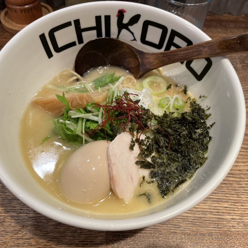 あおさ鶏そば(鶏そば十番１５６ 麻布十番本店)