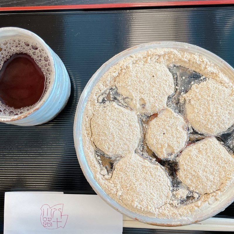 本わらび餅(豊島屋菓寮 八十小路(としまやかりょうはとこうじ))
