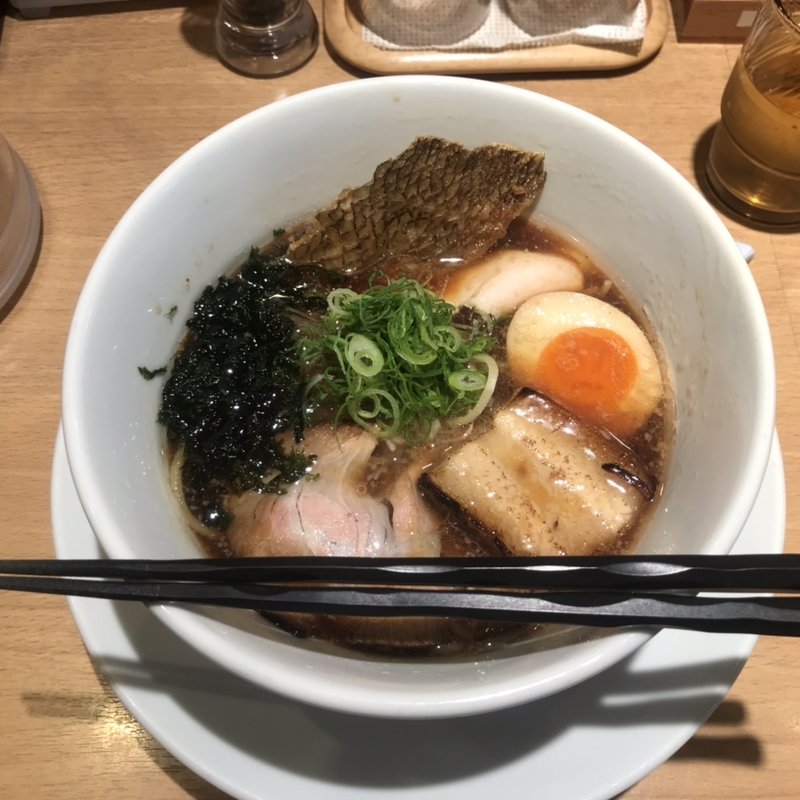 鯛香る醤油らーめん(うまい麺には福来たる 西中島店)