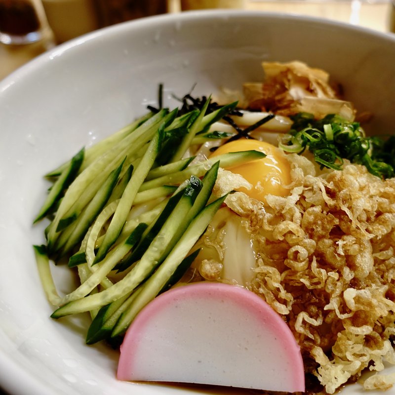 馬路村ポン酢うどん（冷）(熟成うどん 麺屋清兵衛)