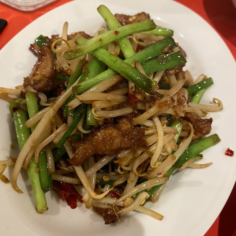 ニラレバ炒め(台湾料理 味仙 大阪マルビル店)