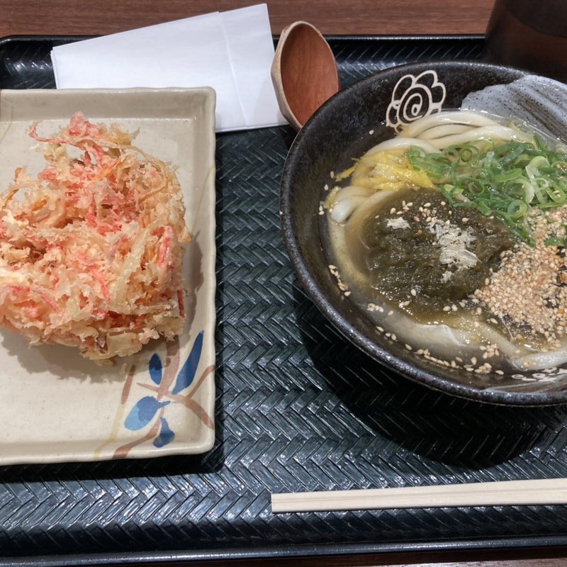 紅生姜のかき揚げ(はなまるうどん吉祥寺南口店)