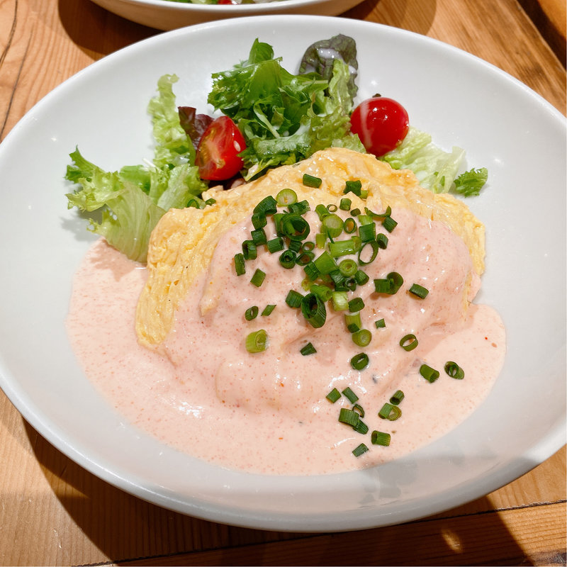 明太豆乳クリームオムライス(ハウスメイド)