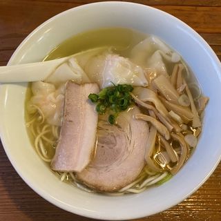えびワンタン麺塩(らーめん 三福)