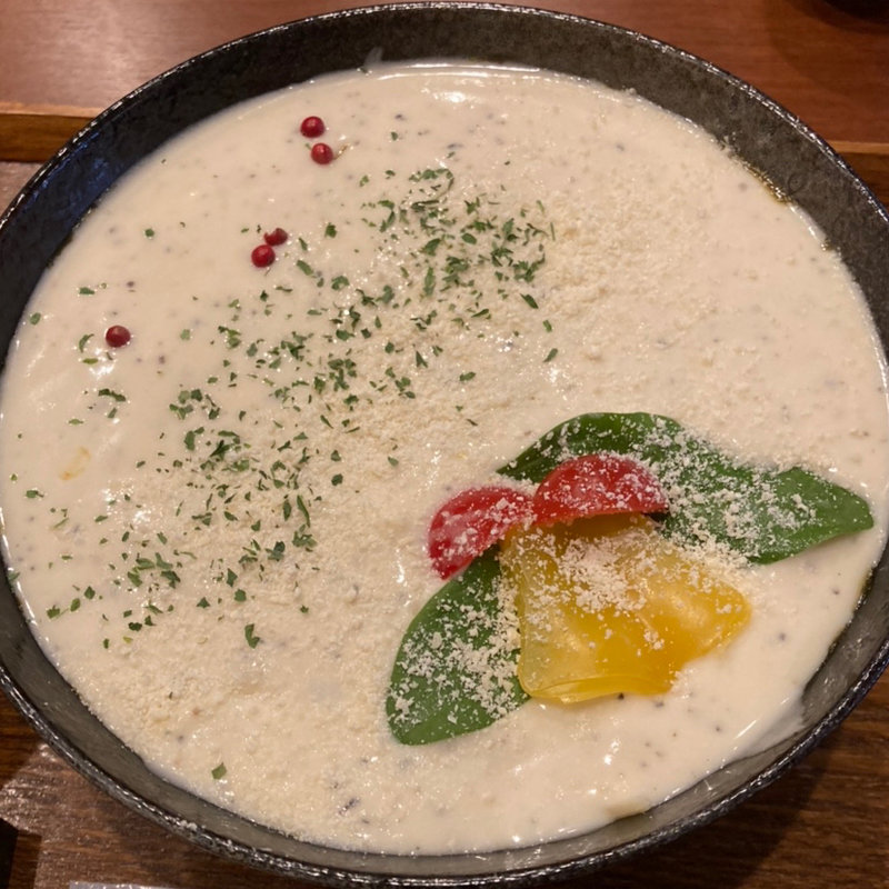 ホワイトXmasカレーうどん(うどん大師空海)