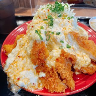 とんかつ3種盛定食(高円寺とりかつたるたる金いろ)