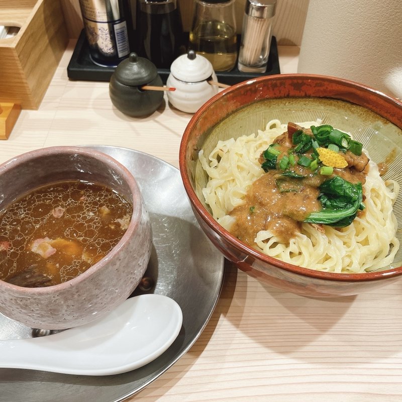 鯨つけそば(ラーメン専科 竹末食堂)