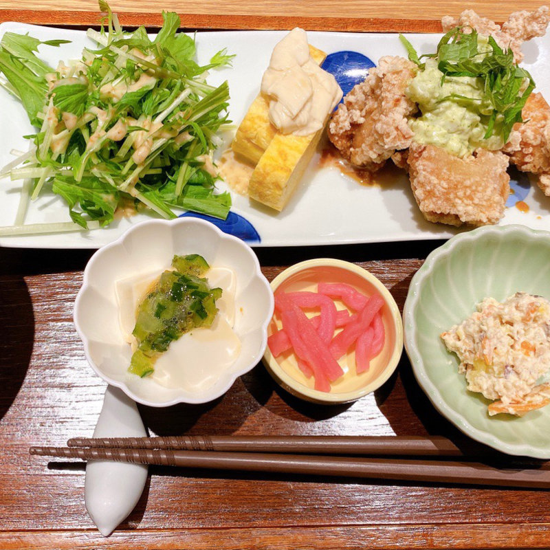 チキンの大葉タルタル南蛮(和カフェ Tsumugi FOOD & TIME ISETAN YOKOHAMA店)