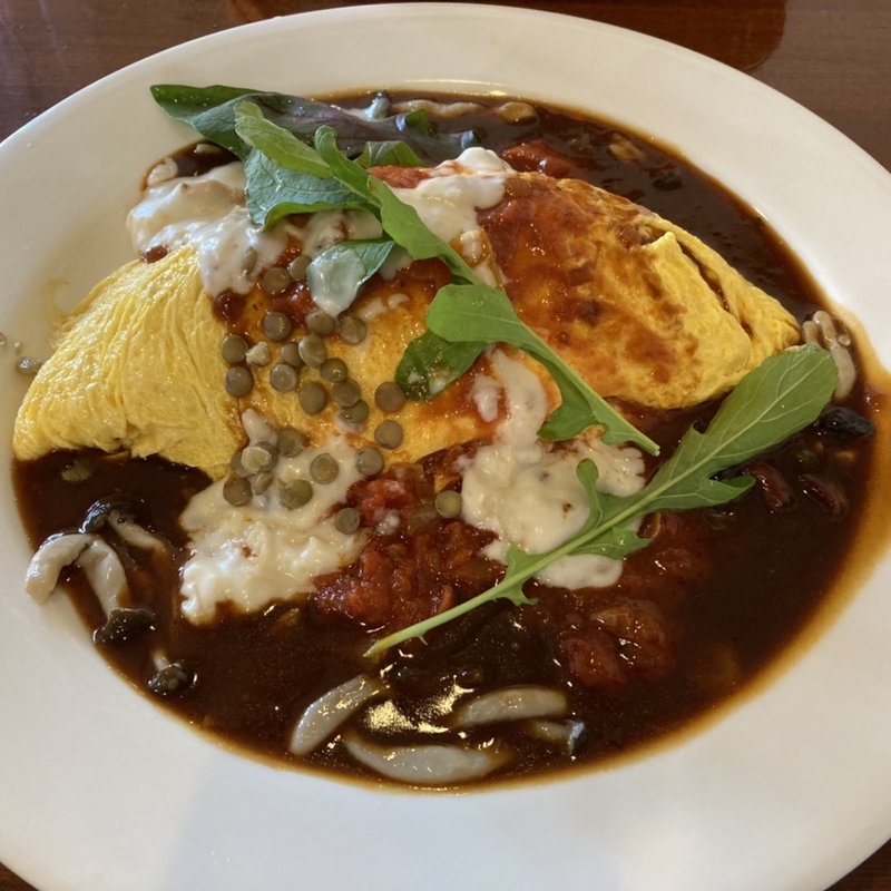 オムライス(ロス・アンジェルス(自家農園のあるレストラン))