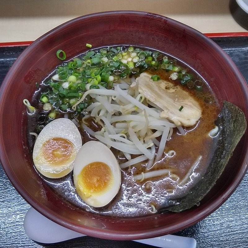 プレミアム黒にんたまラーメン(にんたまラーメン 花巻店)