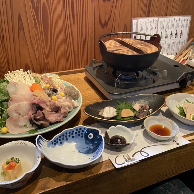 あんこうフルコース(元祖 あんこう鍋 山翠)