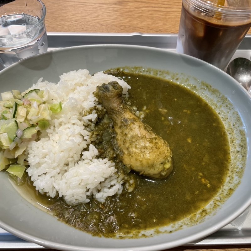 グリーンカレーのセット(GOOD MEALS SHOP Futakotamagawa)
