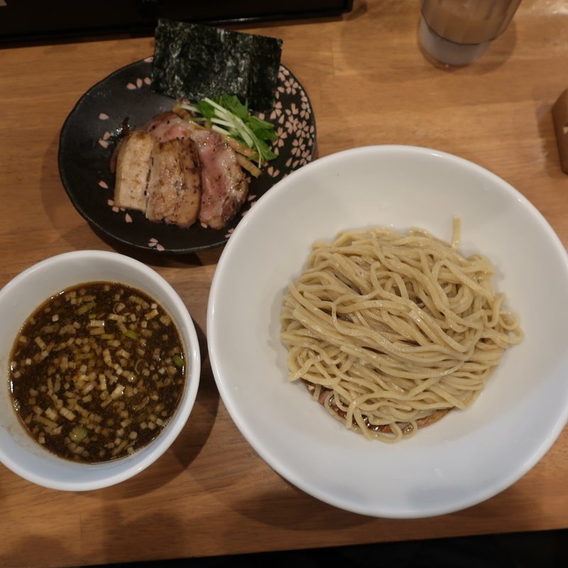 淡麗醤油つけ麺(麺処 湯咲)