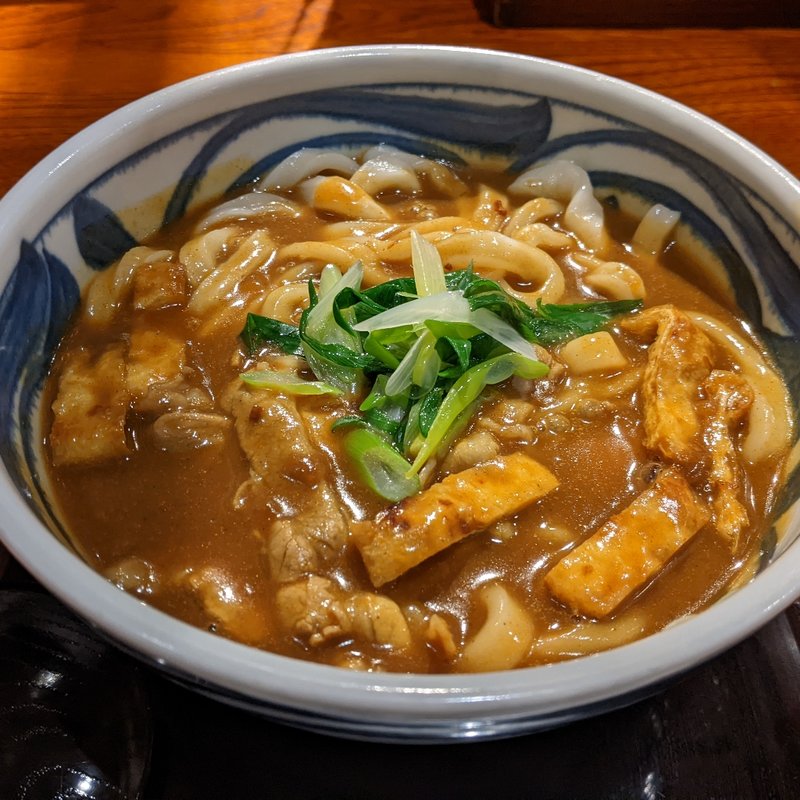 カレー南蛮うどん(三国一 新宿アイランドイッツ店)