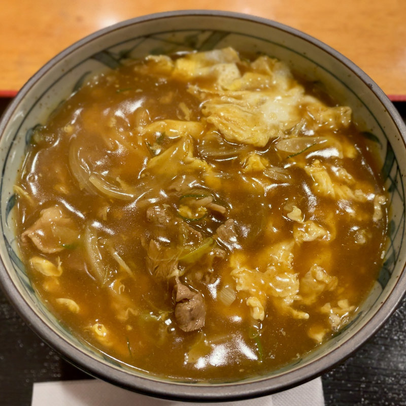 卵カレーうどん(てんま)