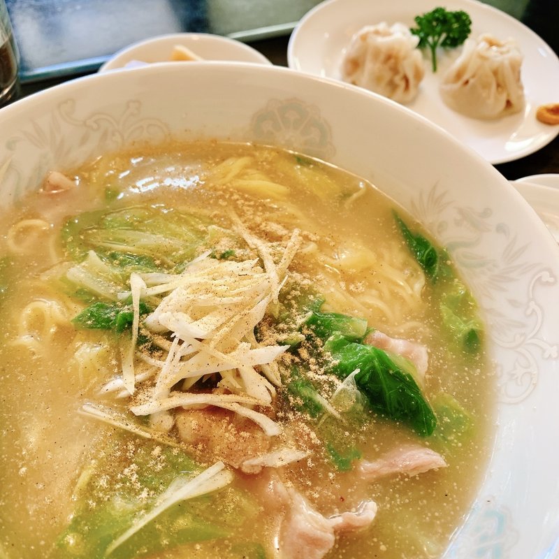 日替りランチC(白菜ピリ辛そばと焼売)(稲吉屋 )