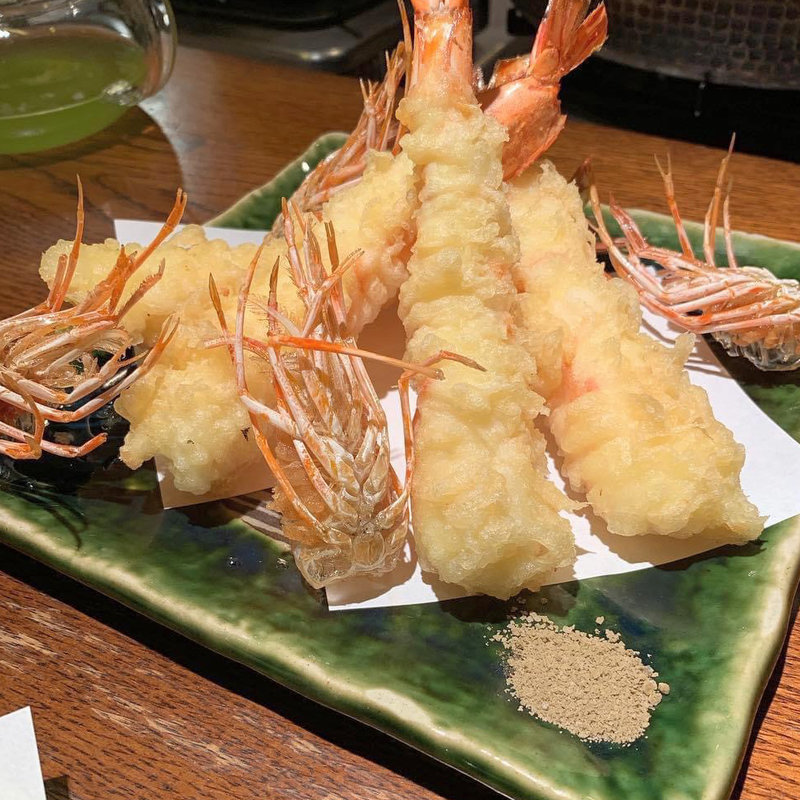 大海老の天麩羅(俺の割烹 銀座本店)