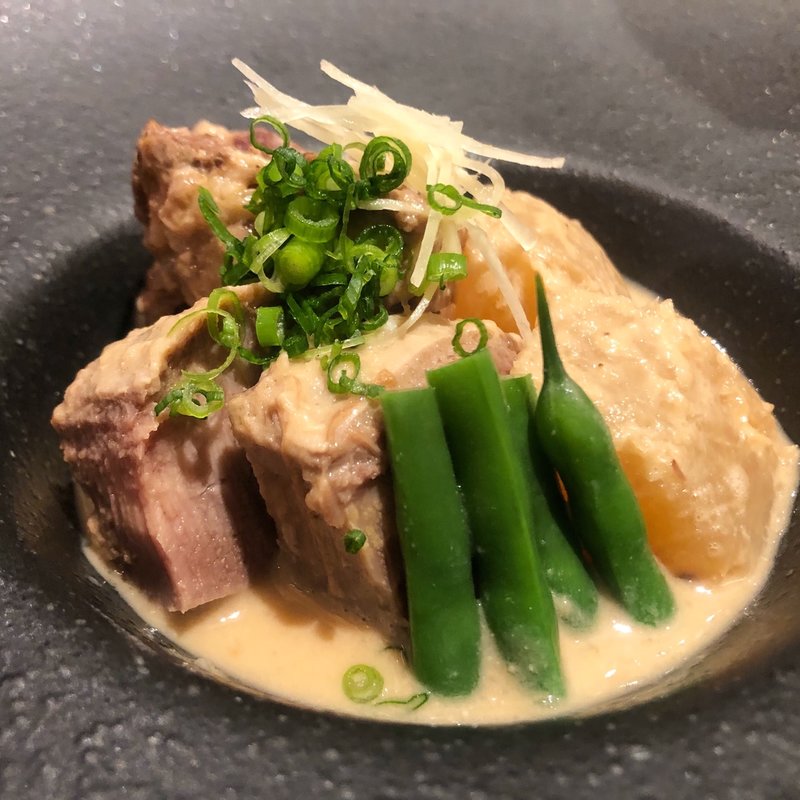 牛タン味噌煮(魚菜由良　雑魚亭)