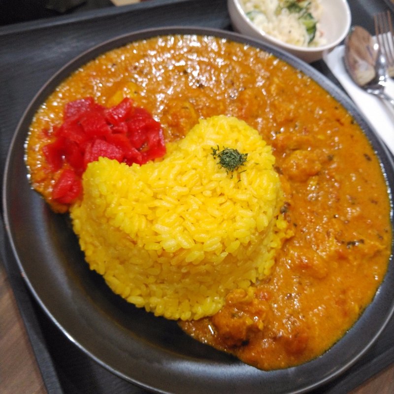 チキンカレー(まんがめし喫茶 ひよこ堂)