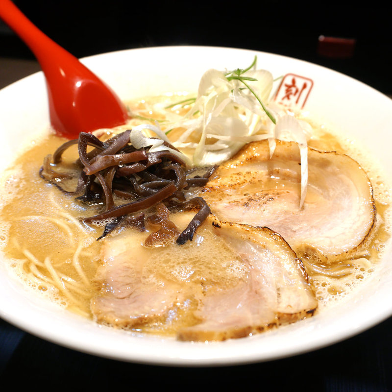 魚介豚骨らーめん＋ミニチャーシュー丼(魚介豚骨らーめん 刻)