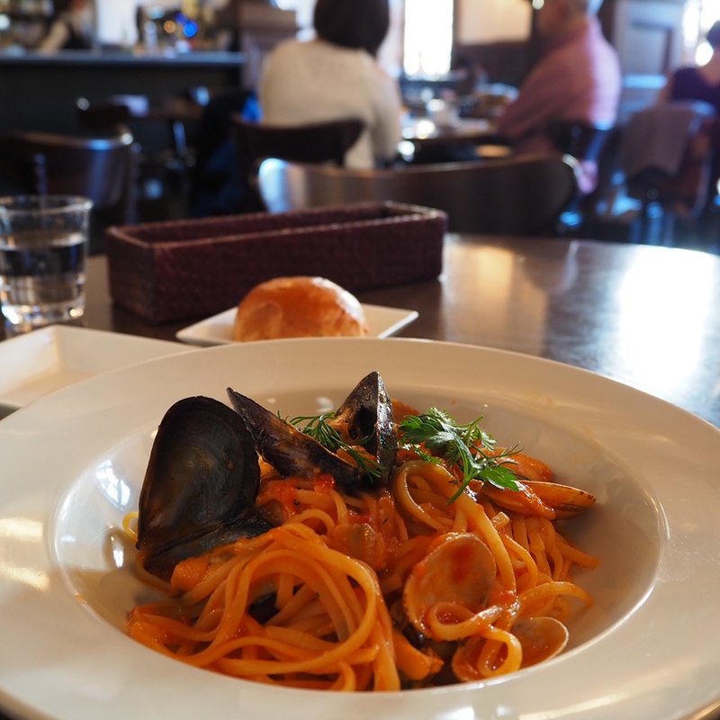 魚介のブイヤベースソースパスタ〜ペスカトーレ〜(Cafe1894)