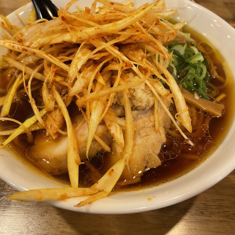 らーめん生姜　辛ねぎ(拉麺アイオイ)