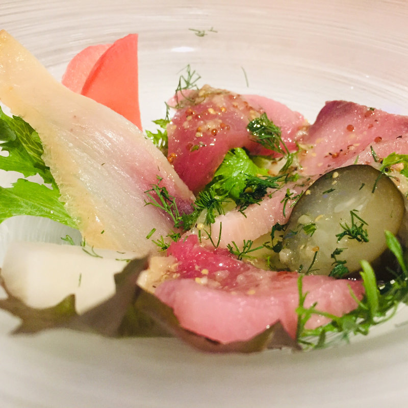鹿児島尽くしの地魚カルパッチョ(フランス厨房 旬彩 中央駅店 )